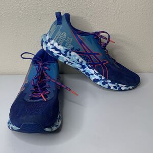 Asics Gel Noosa Tri-13 Boston Marathon 2021 Sz 10 Running Shoes Blue Colorful